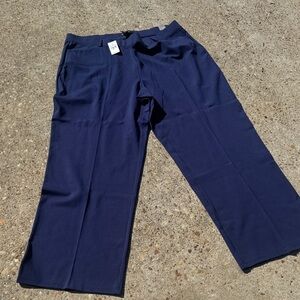 Ashley Stewart 26 Tall Navy Pants